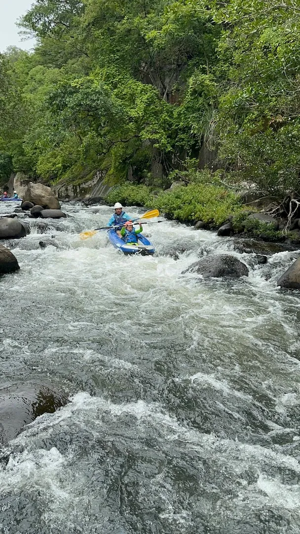 Crystal swimming holes on the Colorado River, Guanacaste