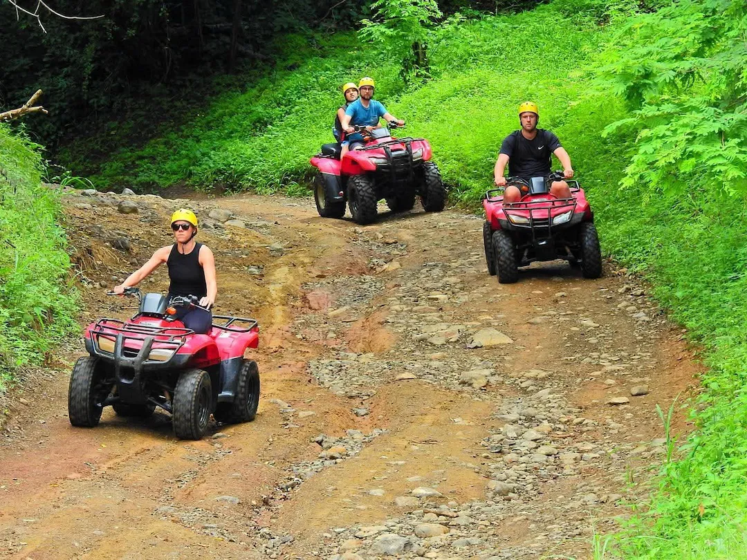 ATV ride through tropical trails at Congo Trail Plus