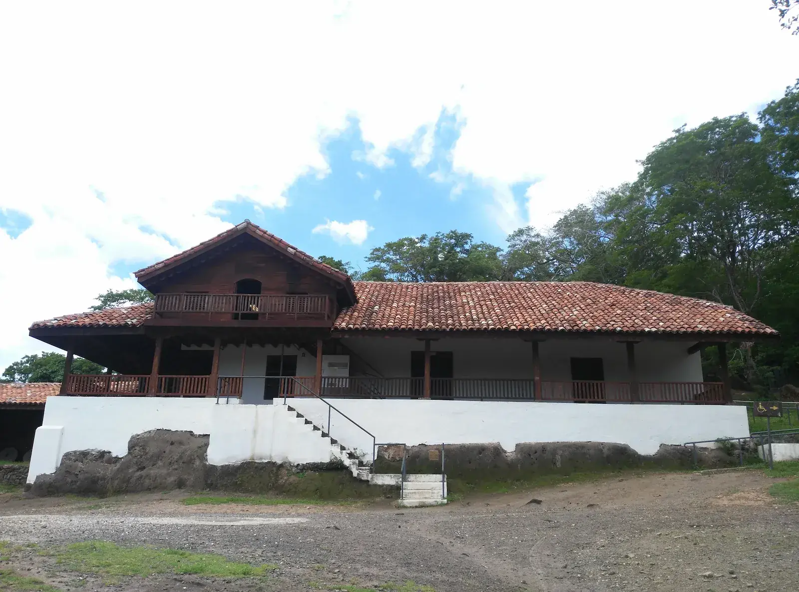 Historic La Casona building at Santa Rosa National Park in the Guanacaste Conservation Area, Costa Rica.