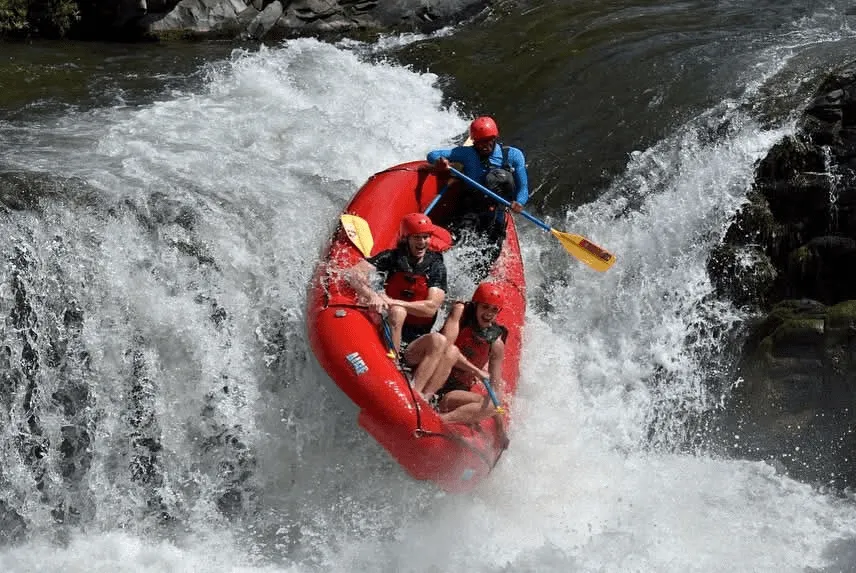 Tropical jungle scenery along the Tenorio River rafting route